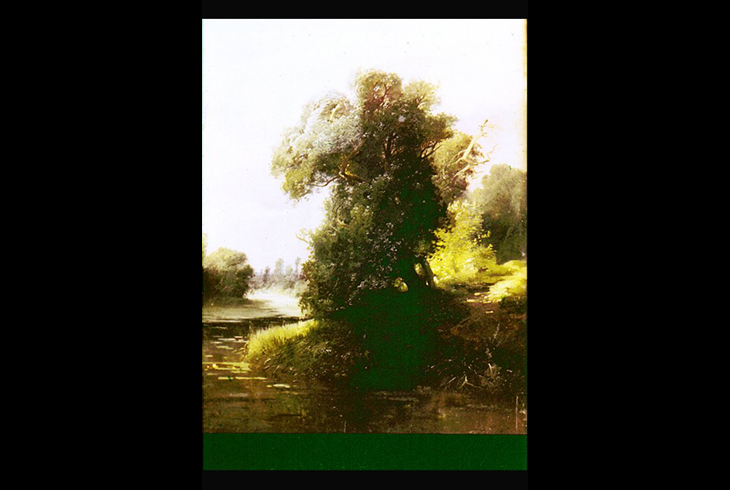 А. Саврасов (1830-1897) Деревья на берегу реки. 1856.