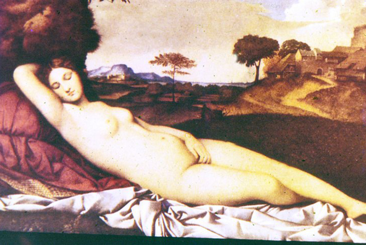 Спящая Венера. Дрезден. Картинная галерея.