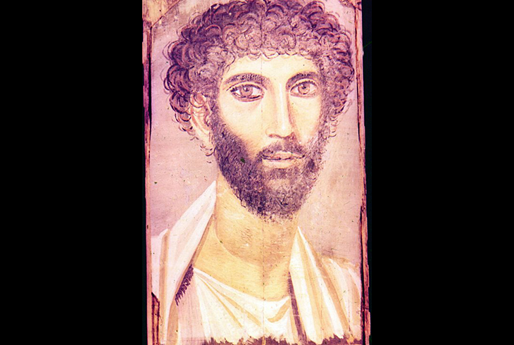 Бледный мужчина в лиловом плаще. II век.