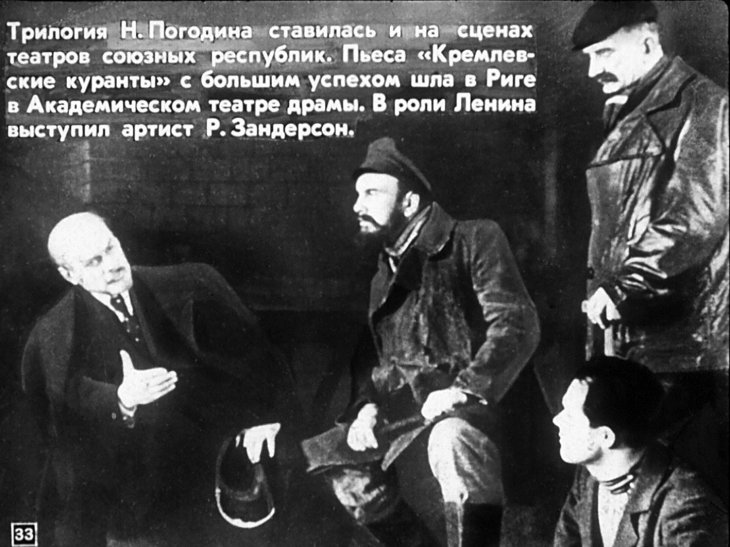 Образ В.И.Ленина на сцене советского театра