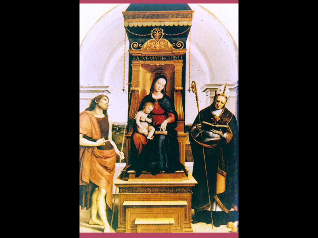 Рафаэль Санти. 1483-1528. Мадонна Ансилеи. 1505г.