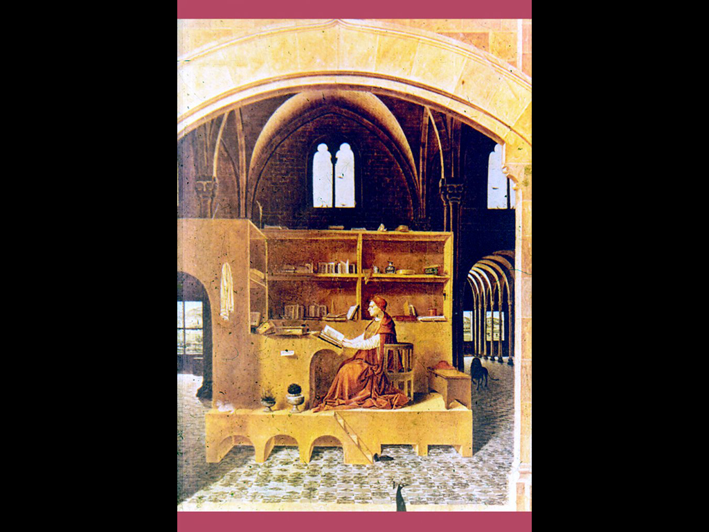 Антонелло да Мессина. 1430-1479.  Св. Иероним в келье. Сер. XV в.