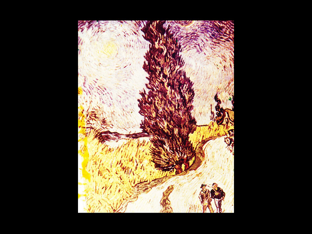 Лица с кипарисами. 1890. Оттерло. Музей Креллер – Мюллер.