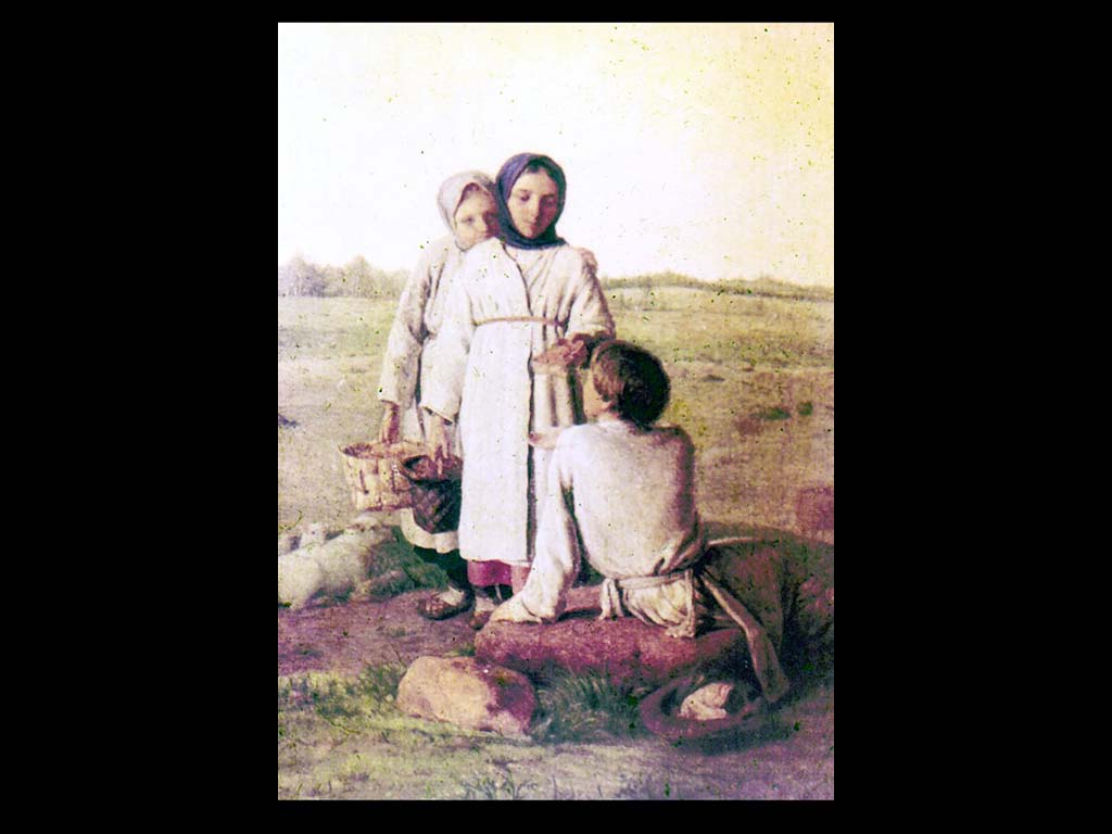 Крестьянские дети в поле. 1820-е. гг.