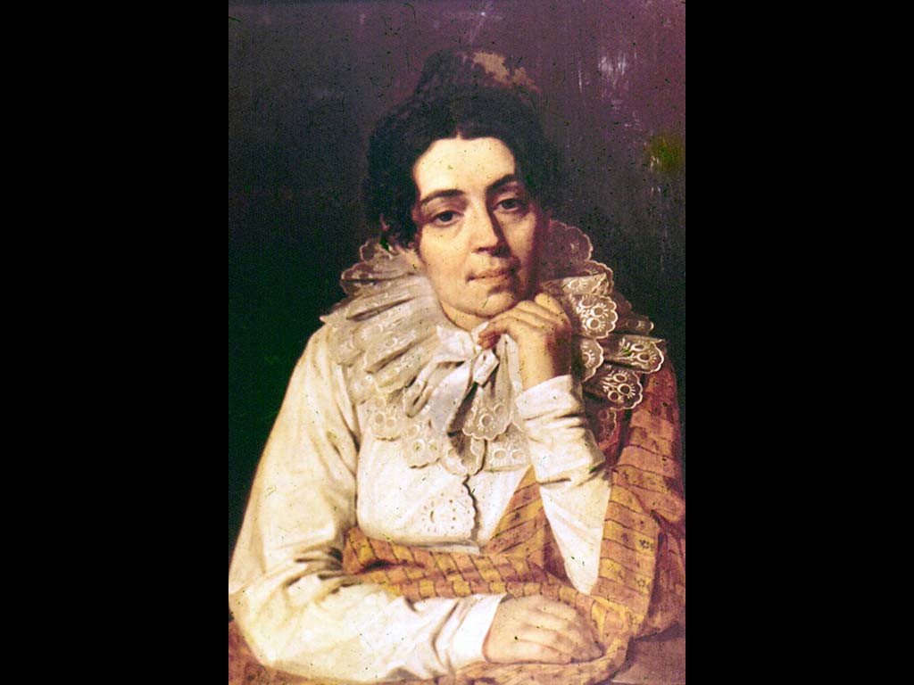 Портрет М. А. Васнецовой, жены художника. Конец 1810 –нач. 1820 гг. ГТГ.