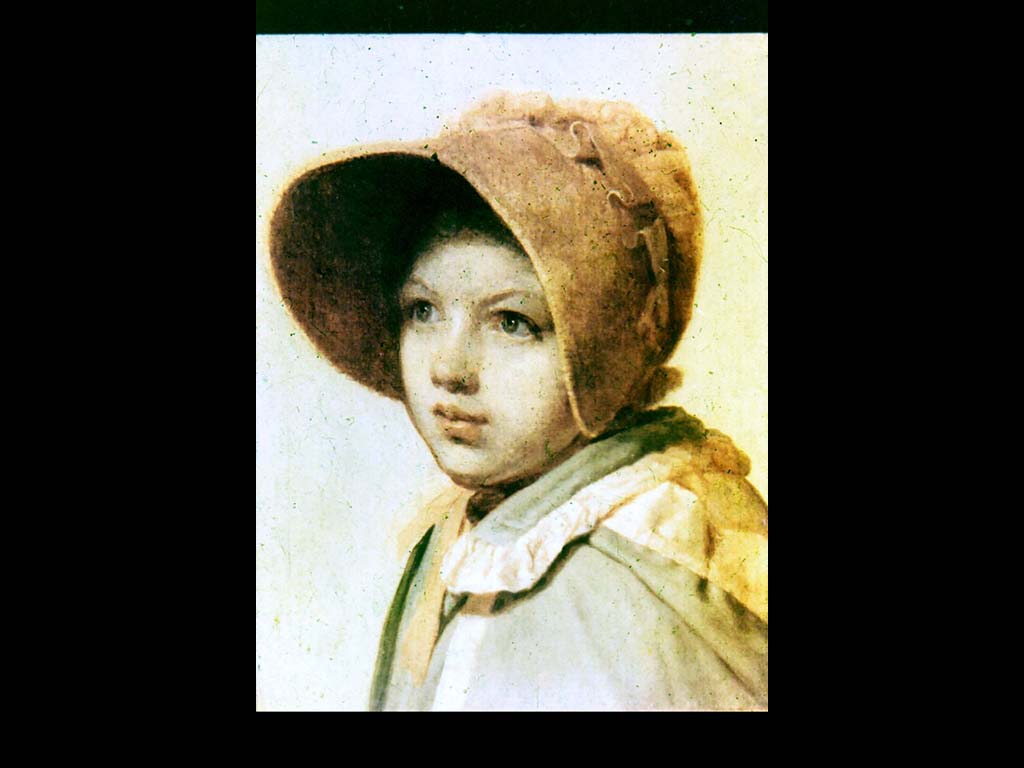 Портрет А. А. Васнецовой, дочери художника. Около 1826 г ГМИ.