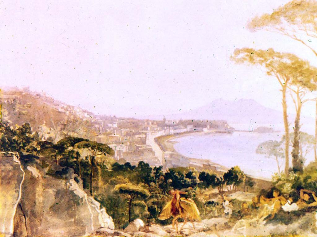 Иванов Александр Андреевич. (1806-1858). Неаполь с дороги в Позипполи.