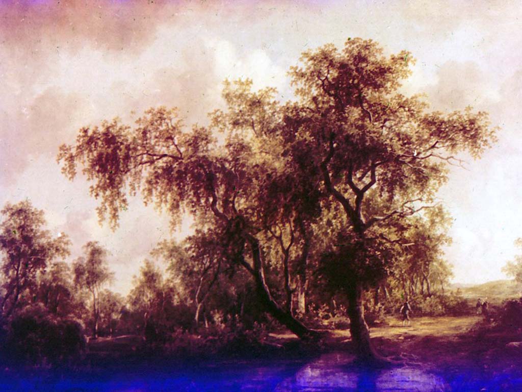 П. Несмит. Пейзас с прудом. Около 1820 г.