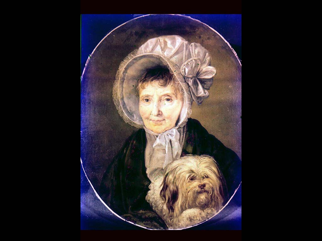Д. Уилки. Портрет старушки с собакой. 1819 г.