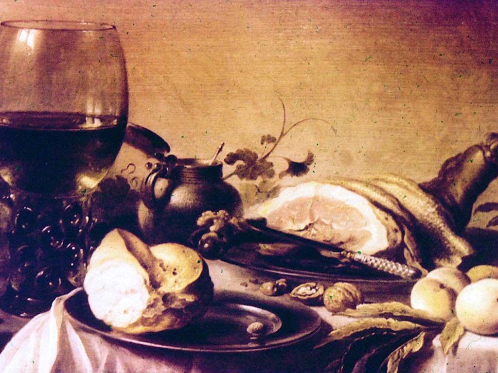 Питер Клас. Завтрак с ветчиной. 1647 г.
