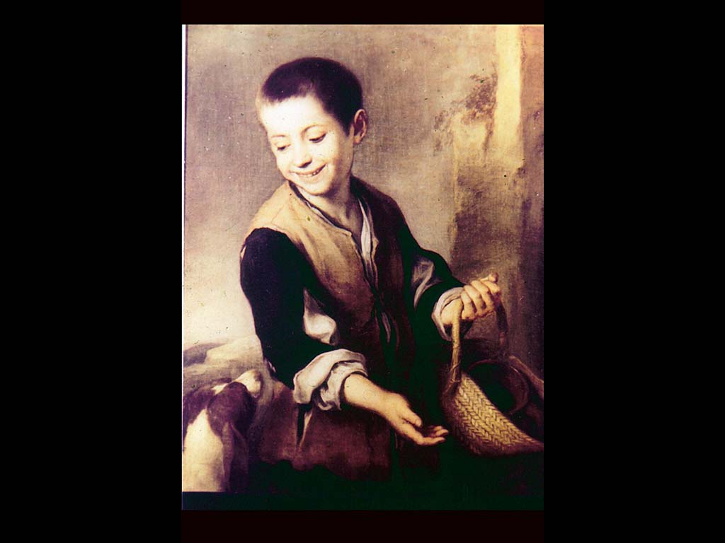 Б. Э. Мурнльо. Мальчик с собакой. 1650-е гг.