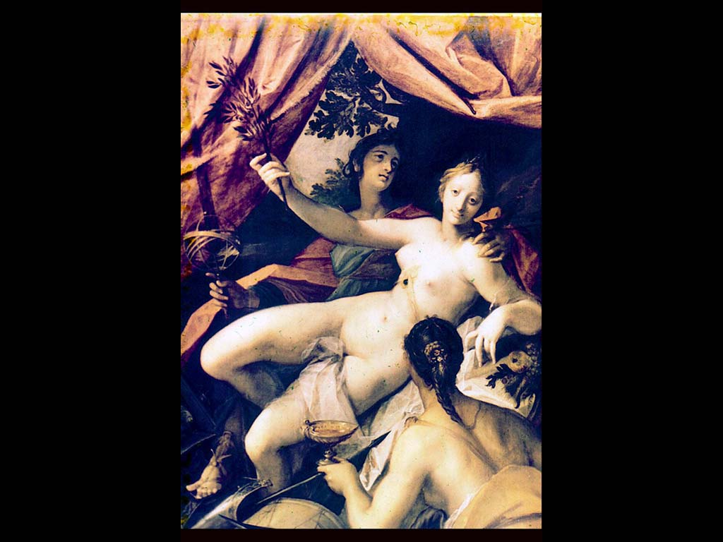 Г. Фон Ахмен. Аллегория мира, искусства и изобилия. 1602