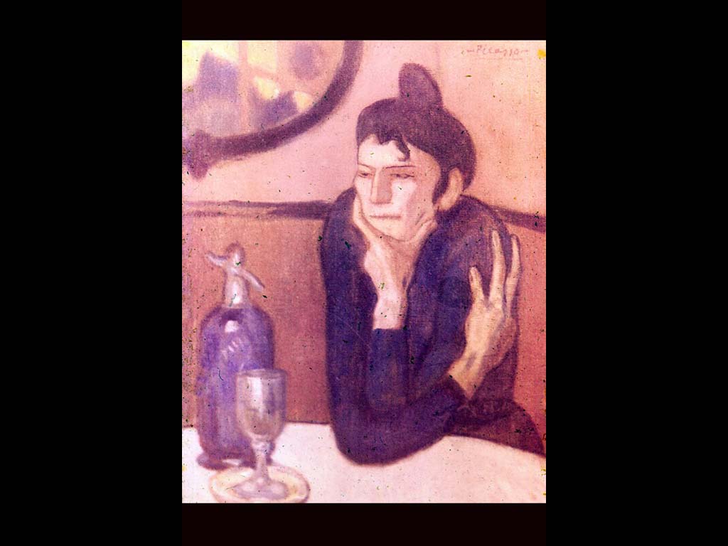 П. Пикассо. «Любительница абсента» 1901 г.