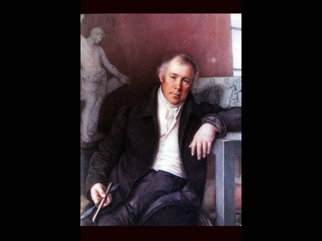 М. И. Теребенев. Портрет В. И. Демут-Малиновского. 1830 г. акварель, гуашь, кость.