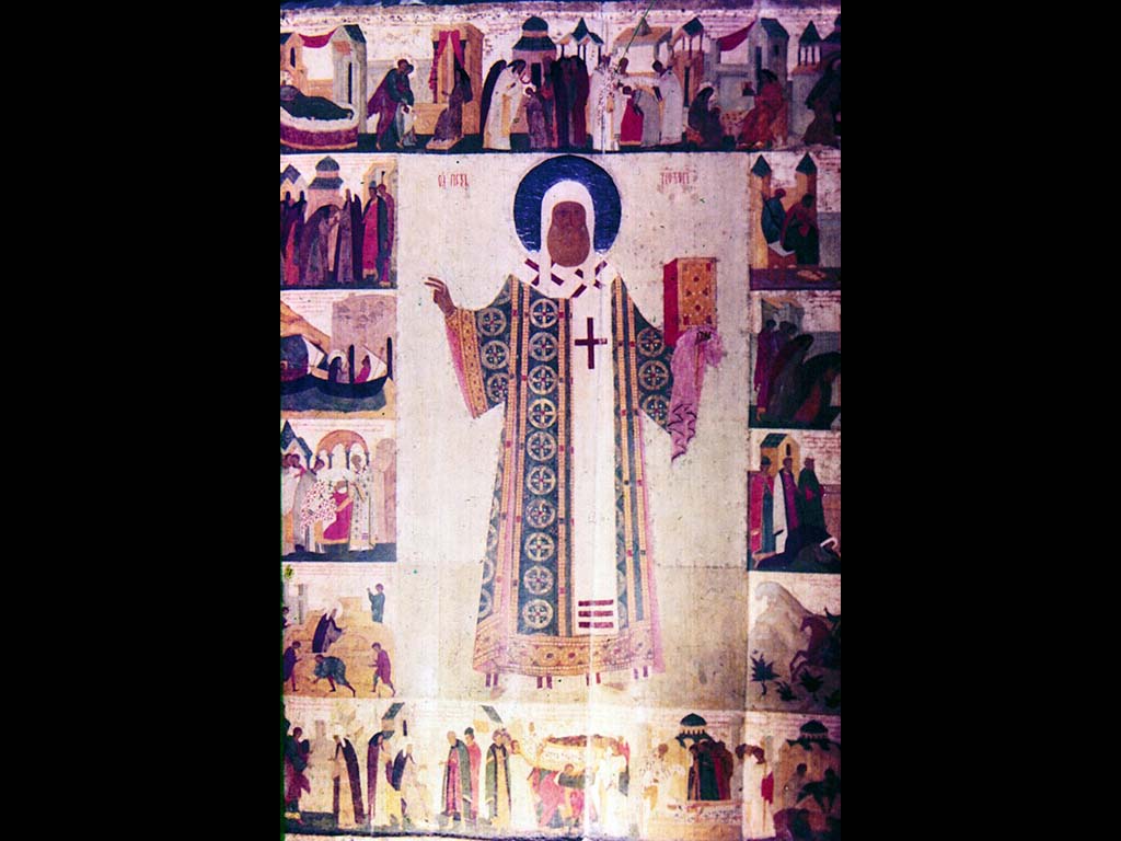 Икона «Митрополит Петр», конец XV – нач. XVI вв.