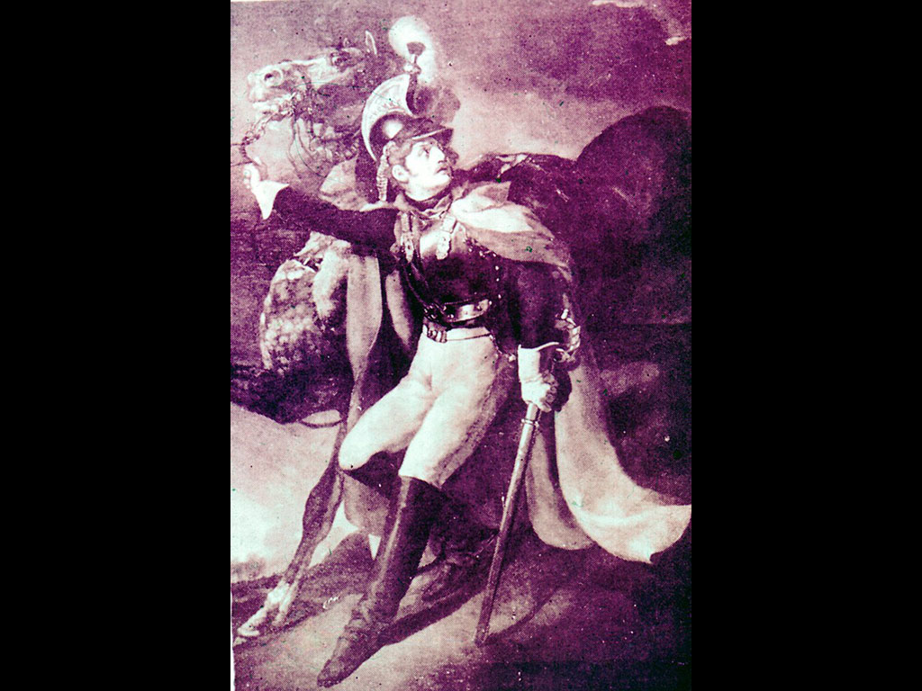 «Раненный кирасир, покидающий поле боя» 1814. Лувр, Париж
