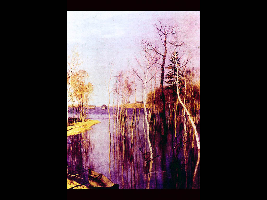 И. И. Левитан. Весна – большая вода. 1897. ГТГ.