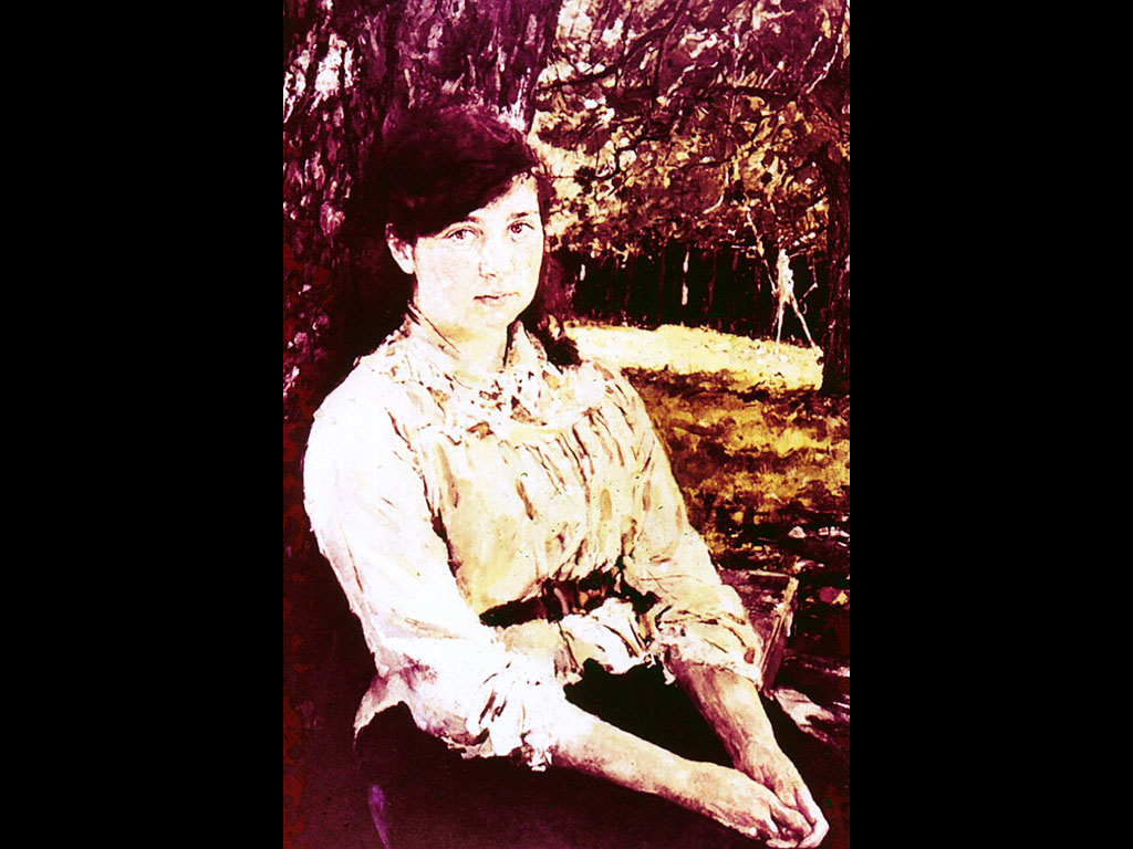 Девушка, освещенная солнцем. Портрет Марии Яковлевны Симонович. 1888. ГТГ.