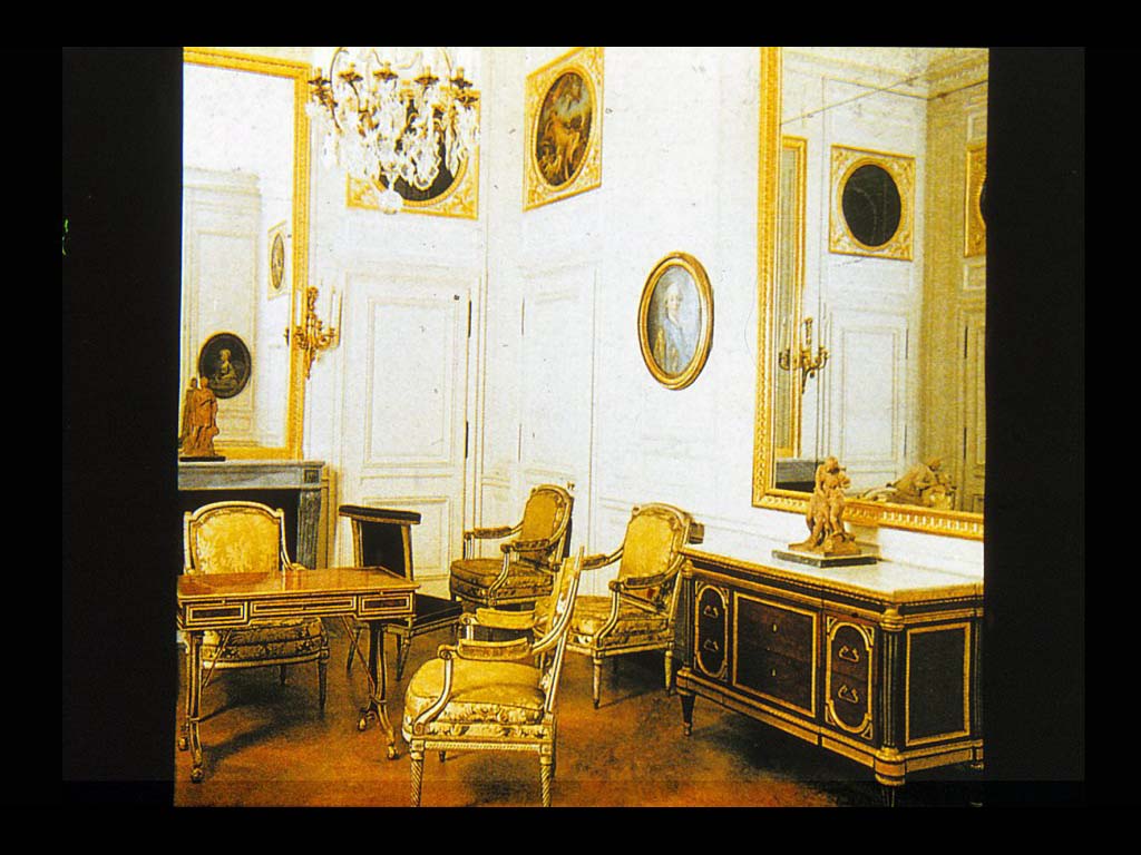 Врутренний кабинет принцессы Аделаиды. Вторая четверть XVIIIв. Королевский дворец. Версаль