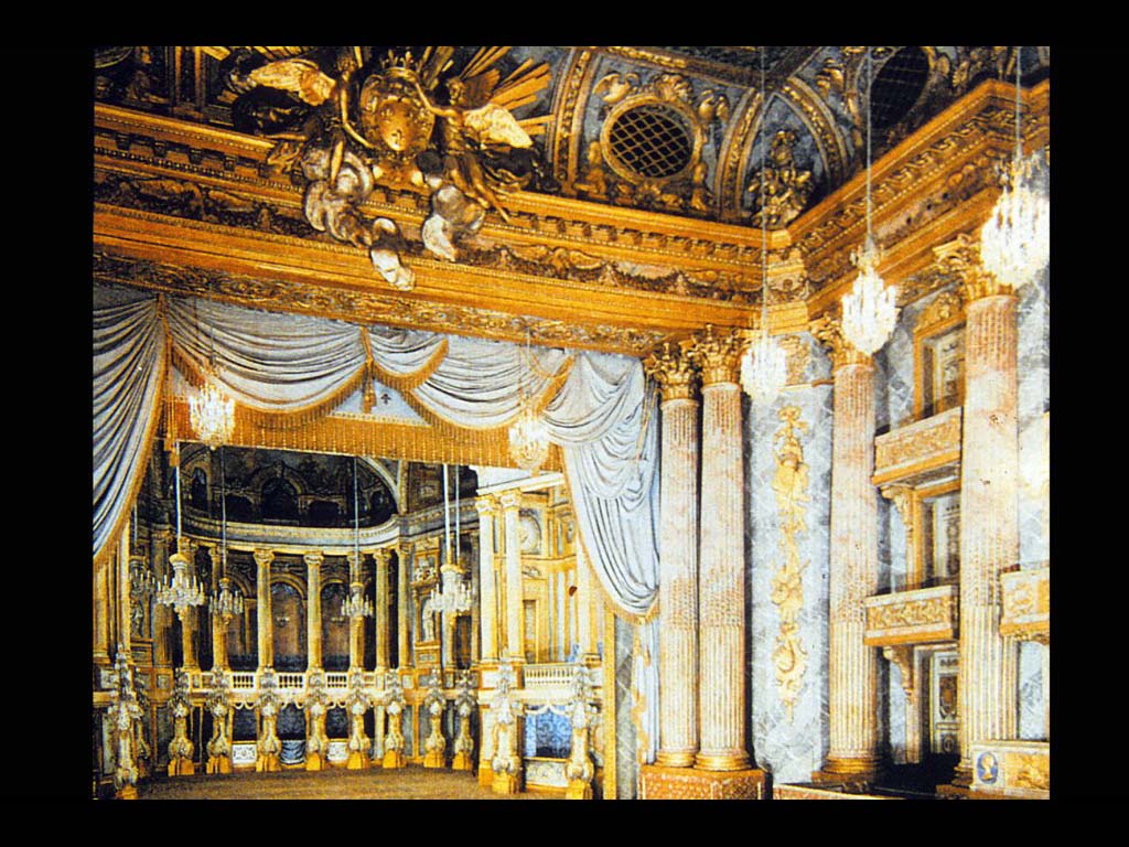 Королевская опера. Вид на сцену. Версаль
