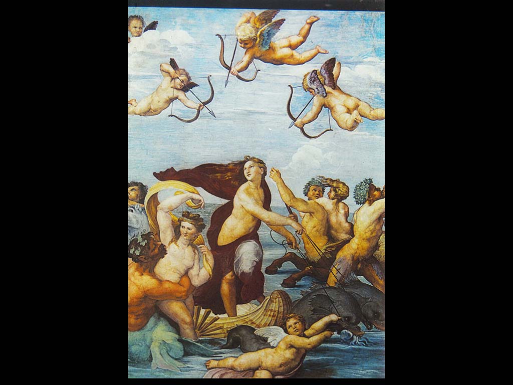 Триумф Галатеи. 1513. Фреска Виллы Фарнезина. Рим.