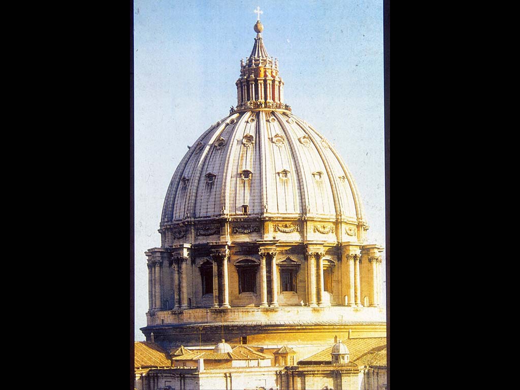 Микеланджело. Купол собора Св. Петра в Риме. 1546-1564