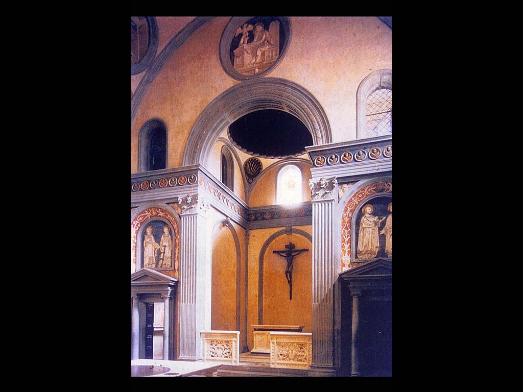 Ф. Брунеллески. Старая Сакристия церкви Сан Лоренцо. 1421-1428