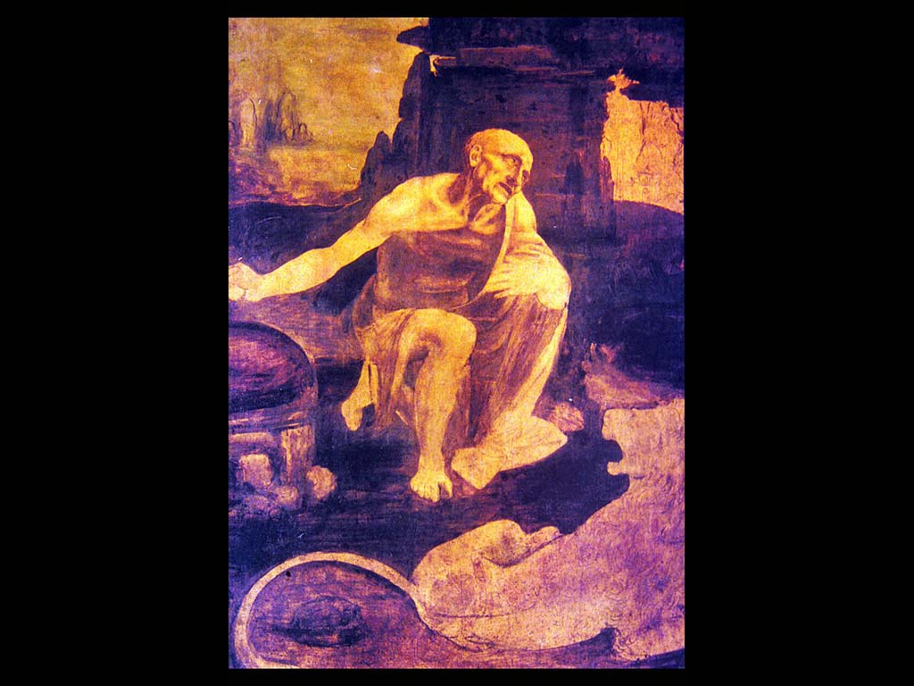 Святой Иерогим. 1481. (Не окончина) Пинакотека Ватикана, Рим