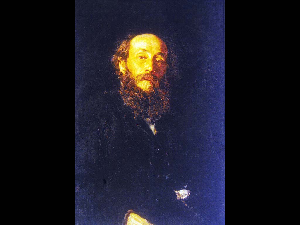 И. Репин. Портрет Н. Н. Ге. 1880. ГТГ