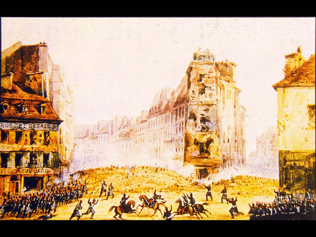 Баррикады в Париже 1848 г. Г. Гобо. Музей Карновале, Париж.