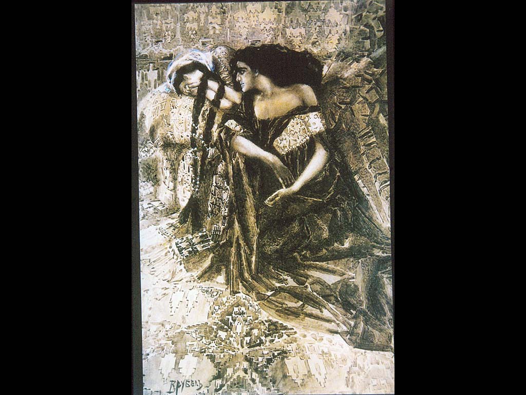 Тамара и Демон. «Не плачь дитя…». 1890-1891. ГТГ