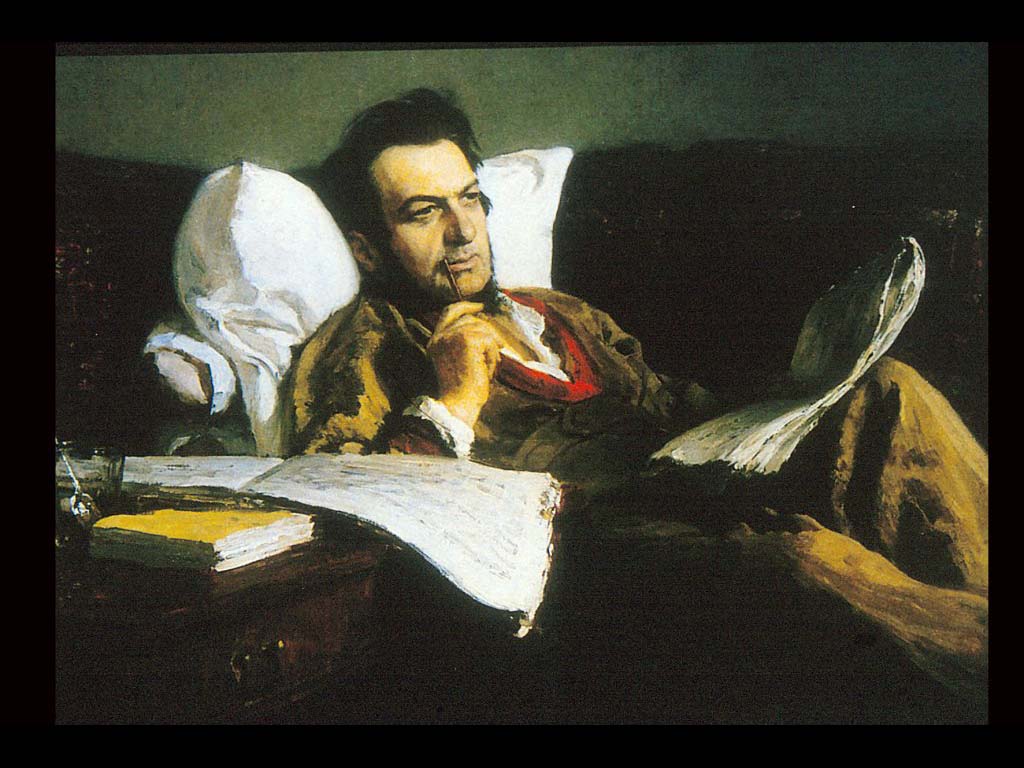 М. И. Глинка в период сочинения оперы «Руслан и Людмила. 1887. ГТГ