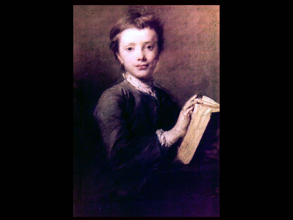 Ж.Б. Перроно. . Портрет мальчика с книгой. 40-е г. XVII в.