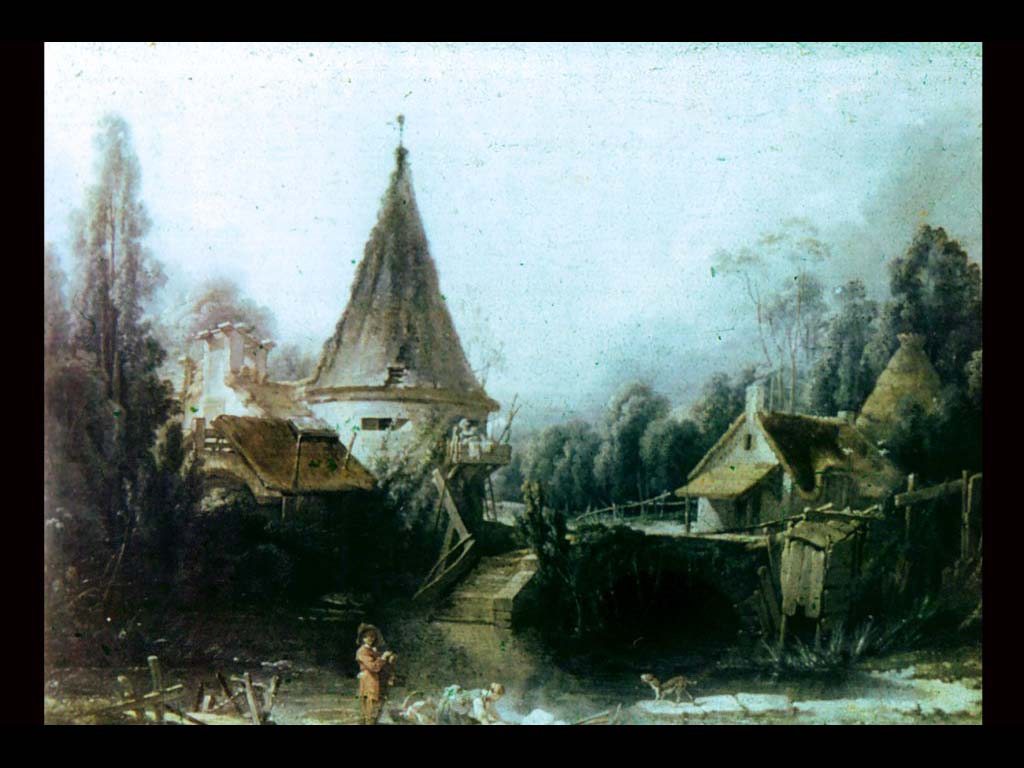 Ф. Буше. Пейзаж в окрестностях Бове. 1741-1743 гг.