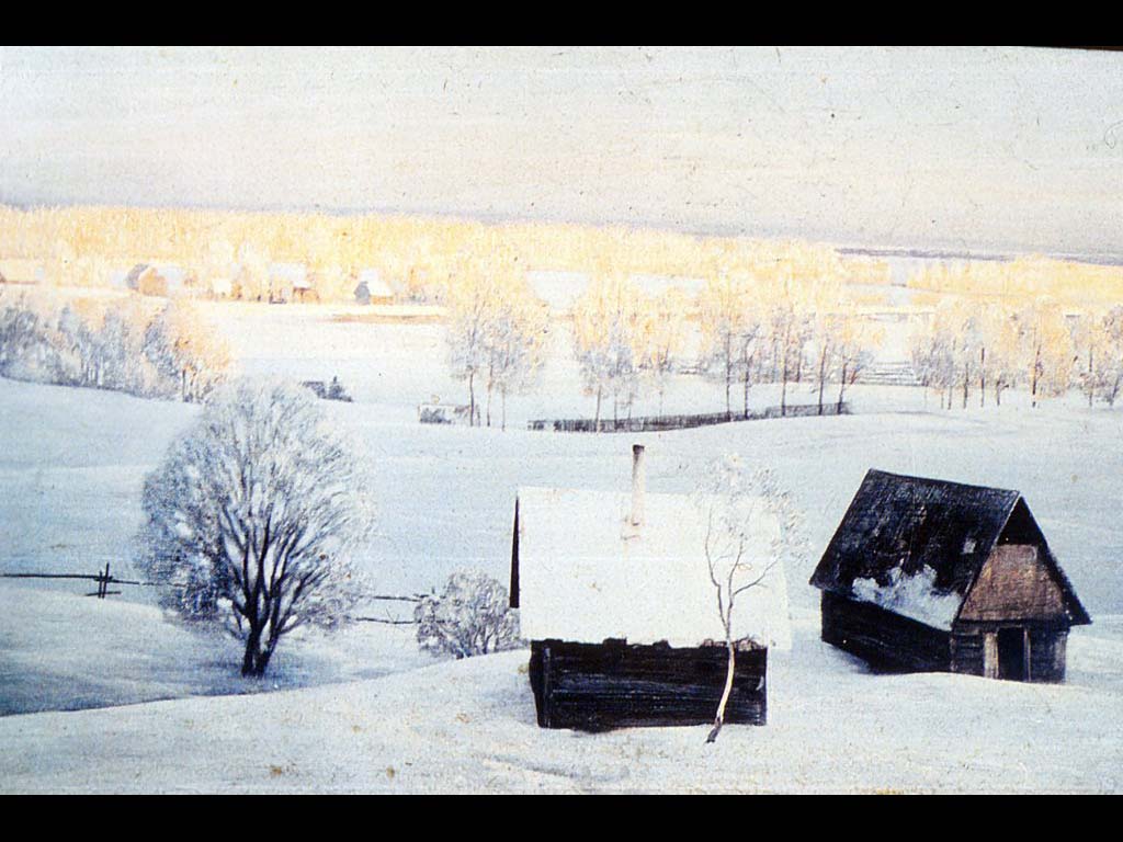 Я. Ю. Крыжевский. Зима. 1983. Х. м.