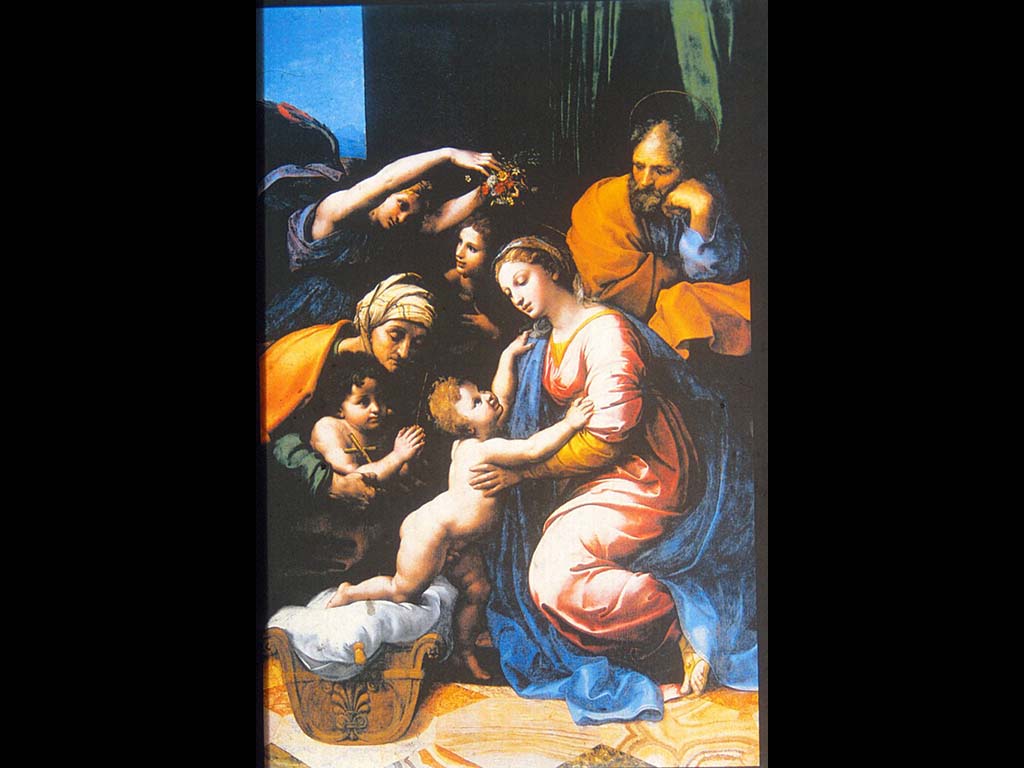 Святое семейство, или Большое Святое семейство Франциска I. 1520. Лувр. Париж.