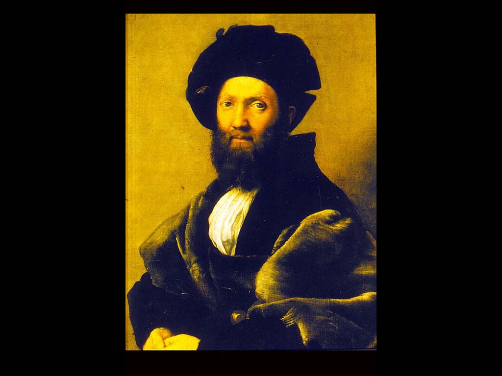 Портрет Бальдассаре Кастильоне. Рафаэль Санти. 1515. Лувр, Париж.
