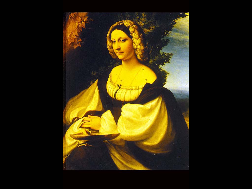 Женский портрет. Антонио Карреджо. 1518-1519. ГЭ. С-Петербург.