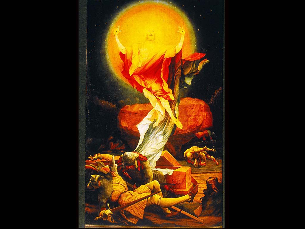 Изенгейский алтарь. Вознесения. Матис Грюневальд. 1515. Музей Кольмар.
