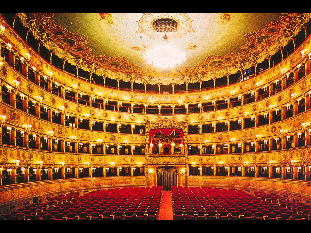Д. А. Селва. Зал театра (La Fennice в Венеции). 1792. (Венеция). Фотография.