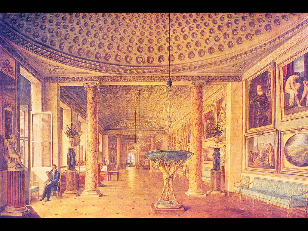 Н. С. Михайлов. Галерея в Строгановском дворце. 1832. Холст. Масло