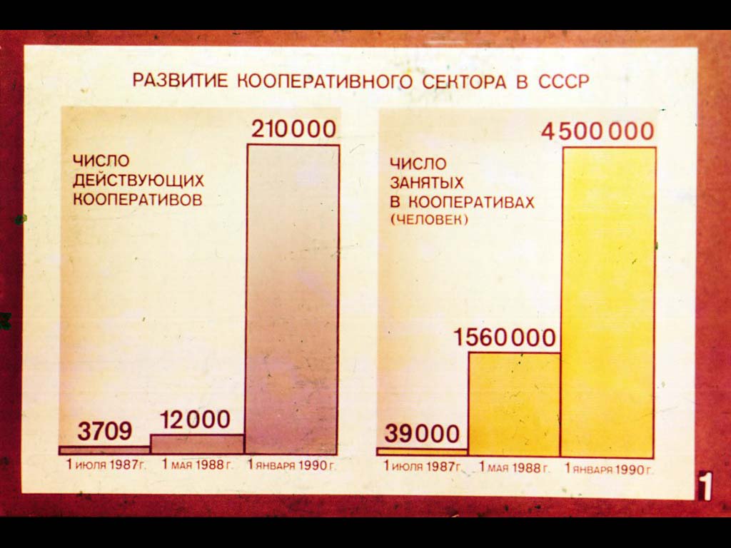 Развитие кооперативного сектора в СССР